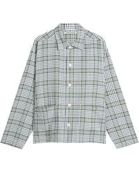 YMC - Cotton Check Pj Overshirt - Lyst