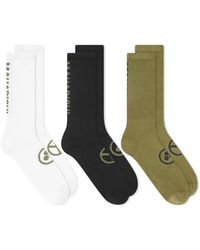Maharishi Miltype Peace Sports Socks - Black