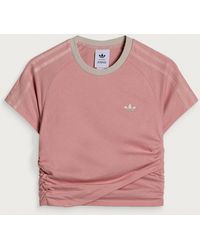 adidas - X Jennie Layer Crop T-Shirt - Lyst