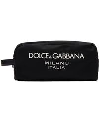 Dolce & Gabbana - Nylon Logo Wash Bag - Lyst