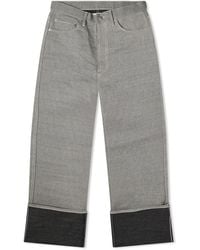 Maison Margiela - Turn Up Hem 5 Pocket Jeans - Lyst