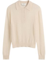 Studio Nicholson - Long Sleeve Polo Knit - Lyst