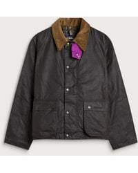 Barbour - X Paul Smith Transport Windowpane Wax Jacket - Lyst