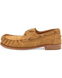 Dries Van Noten - Suede Boat Shoe - Lyst