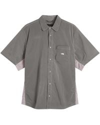 The North Face - Fabric Mix Short Sleeve Shirt - Lyst