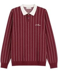 Les Deux - Signature Knitted Long Sleeve Polo - Lyst