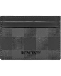 Burberry - Sandon Check Card Holder - Lyst