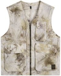 Belstaff - Riverbed Camo Ripstop Hithe Gilet - Lyst
