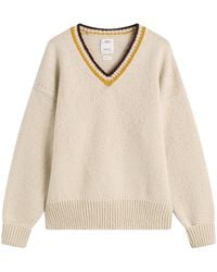 Visvim - College V-Neck Knit - Lyst