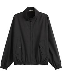 AURALEE - Tropical Wool Zip Blouson - Lyst