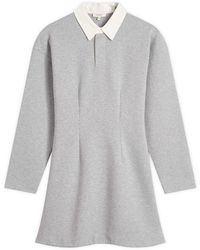 JW Anderson - Long Sleeve Polo Dress - Lyst