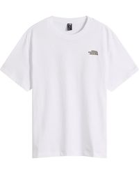 The North Face - Stone Logo Relaxed T-Shirt - Lyst
