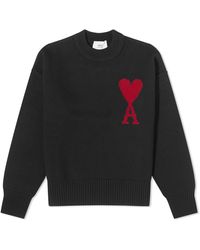 Ami Paris - Ami Adc Large Crew Knit Sweater - Lyst