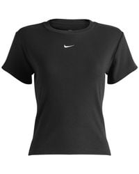 Nike - Tight Ribbed T-Shirt - Lyst