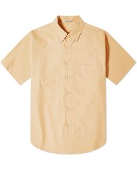 AURALEE - Washed Finx Short Sleeve Shirt Light - Lyst