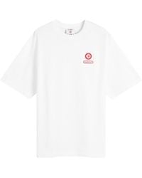 CASABLANCA - Jersey Logo Patch Oversized T-Shirt - Lyst
