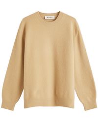 Rohe - Relaxed Boiled Wool Crew Neck Jumper - Lyst