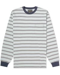 Beams Plus - Long Sleeve Multi Stripe Pocket T-Shirt - Lyst