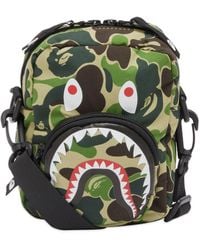 A Bathing Ape - Abc Camo Shark Shoulder Bag - Lyst