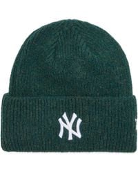 KTZ - New York Yankees Wide Cuff Beanie Hat - Lyst