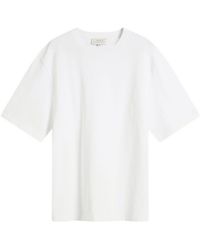 Studio Nicholson - Lay Branded Boxy Fit T-Shirt - Lyst