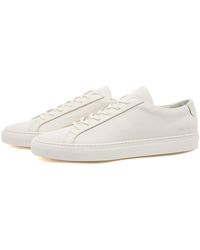Common Projects - Achilles Leather & Canvas Sneakers - Lyst