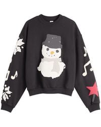 Skims - X Cpfm Cotton Fleece Classic Crewneck - Lyst