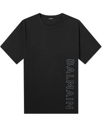 Balmain - Embossed Logo T-Shirt - Lyst