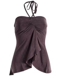 Peachy Den - Nia Kylie Halter Top - Lyst