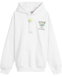 CASABLANCA - Tennis Club Icon Hoodie - Lyst