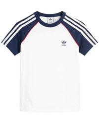 adidas - Adicolor 3-Stripes Raglan Slim T-Shirt - Lyst