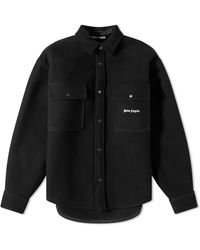 Palm Angels - Back Logo Overshirt - Lyst