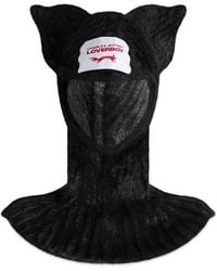 Charles Jeffrey - Loverboy Fluffy Ears Balaclava - Lyst