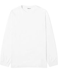 AURALEE - Long Sleeve Luster Plaiting T-Shirt - Lyst