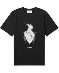 Han Kjobenhavn - Heart Monster Print T-Shirt - Lyst