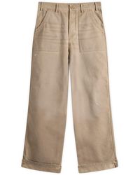 Acne Studios - Plinty Rustic Cotton Twill Trousers - Lyst