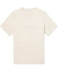 JW Anderson - Logo Embroidery T-Shirt - Lyst