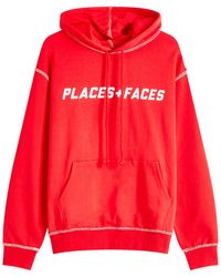 PLACES+FACES - Contrast Stitch Hoodie - Lyst