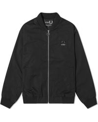 Fred Perry - X Raf Simons Printed Bomber Jacket - Lyst