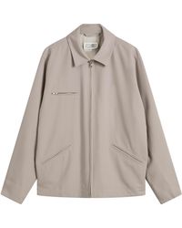 Maison Margiela - Mm6 Zip Through Overshirt - Lyst