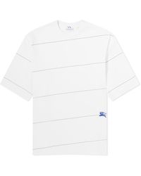 Burberry - Diagonal Stripe T-Shirt - Lyst