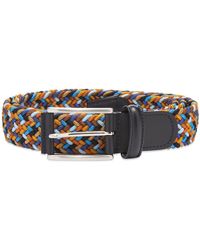 Andersons Anderson's Woven Textile Belt - Blue