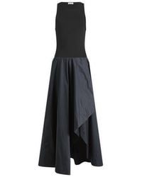 St. Agni - Knit Bodice Asymm Dress - Lyst