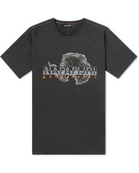 Napapijri - Iceberg Graphic Logo T-Shirt - Lyst
