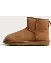UGG - Classic Mini Ii Suede Cold Weather Shearling Boots - Lyst