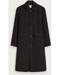 Les Deux - Herringbone Wool Coat - Lyst