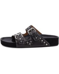 Isabel Marant - Lennyo Studded Buckle Sandal - Lyst