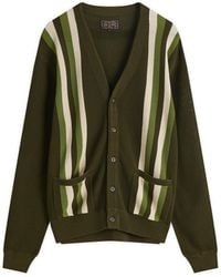 Beams Plus - Stripe Cardigan - Lyst