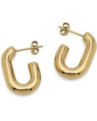 Missoma - Chubby Oval Small Hoop Earrings - Lyst