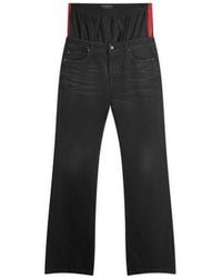 Balenciaga - Denim Layered Jeans - Lyst